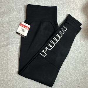 Puma Leggings Womens 1X Black Seamless Moisture Wick High Rise Comfort Stretch